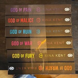 Rina Kent Book Set: God of Wrath series. Unopened